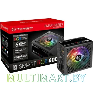 Блок питания Thermaltake Smart RGB 600W 230V (PS-SPR-0600NHSAWE-1) картинка 7